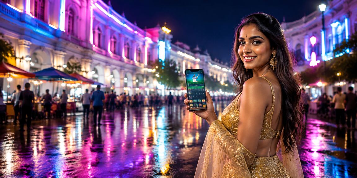 VIP customers engaging with live sports betting at Connaught Place, Delhi