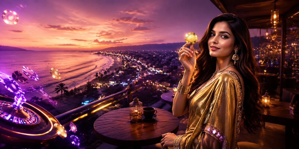 VIP player enjoying exclusive betting benefits on a beach in Goa