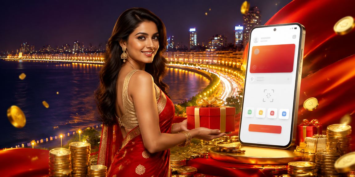 Mumbai Marine Drive showing mobile payment for betting